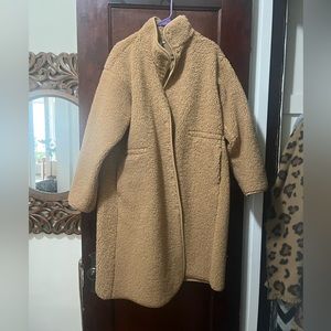 Uniqlo fleece lined coat